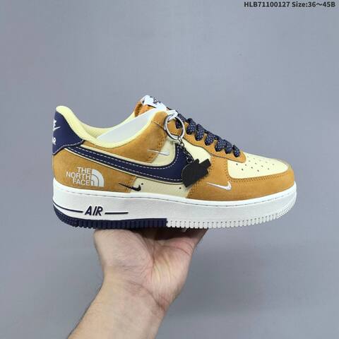 Nike Air Force 1 07 LV8 DM6688 Off White Grey Red Blue Beige Gum EU 36-45 Sneaker - Unisex (BS-61728)