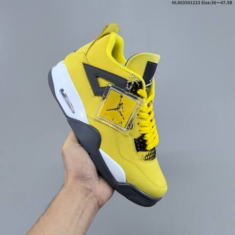 Air Jordan 4 Retro Tour Yellow AIR JORDAN 4 Aj4 4 2006 Jor Lifestyle (BS-67316)