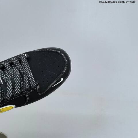 Nike SB Dunk Low Black Yellow White Silver EU 36-45 Skate Shoe - Unisex (BS-61390)