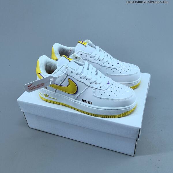 Nike Air Force 1 07 FZ1151-100 white black red yellow EU 36-45 sneaker
