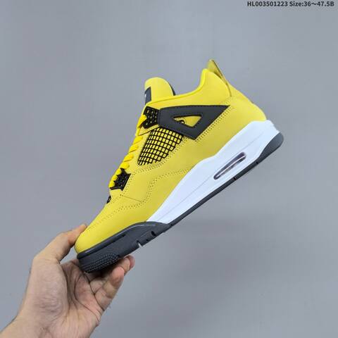 Air Jordan 4 Retro Tour Yellow AIR JORDAN 4 Aj4 4 2006 Jor Lifestyle (BS-67316)