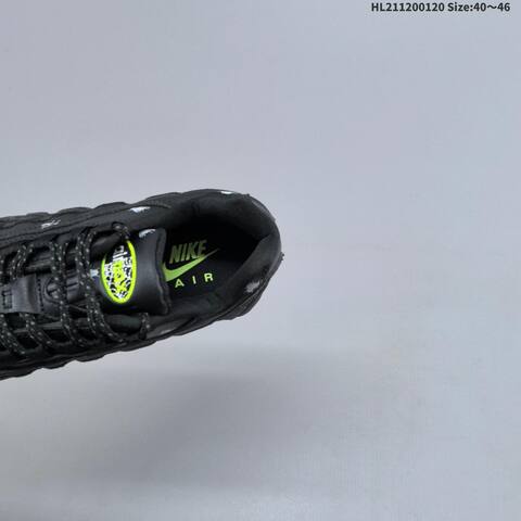 Nike Air Max 95 Black Neon Green White EU 40-46 Running Shoe - Men's (BS-61880)