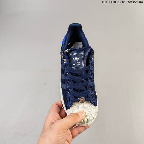 Adidas Superstar JI0108 Navy Blue Off White Royal Blue EU 35 44 Skate Shoe EU 35-44 - Unisex (BS-65466)