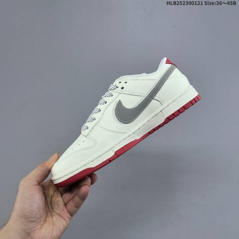 Nike Dunk SB Low Beige Red Gray Black White EU 36-45 Skate Shoe - Unisex (BS-61856)