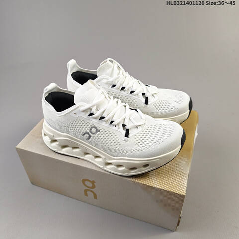On Cloudsurfer Max White Green Black EU 36-45 Running Shoe Running Sneakers - Unisex (BS-69797)