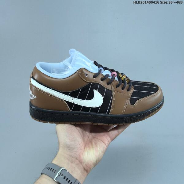 Nike Air Jordan 1 Low white beige light green 36~46 casual