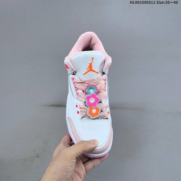 Jordan Air Jordan 3 Retro "Spring Flowers" White/Pink/Hot Pink EU 36-40 basketball