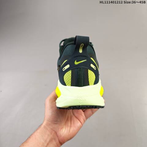 Nike Vomero 18 GTX ReactX Air Zoom Dark Green Neon Yellow Light Green EU 36-45 Running Shoe - Unisex (BS-62741)