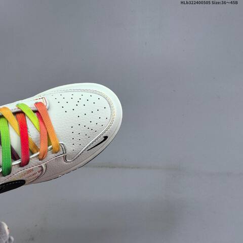 Nike Dunk SB Low White Black Red Multicolor EU 36-45 Skate Shoe - Unisex (BS-60485)