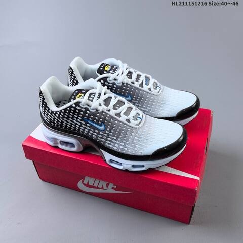Nike Air Max Plus TPU Blue White Black EU 40-46 Running Shoe - Men's (BS-62630)