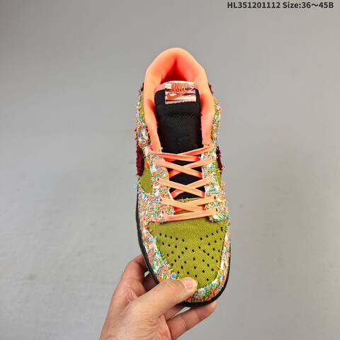Nike Dunk SB Low Olive Green Bright Red Orange Multicolor Black EU 36-45 Skate Shoe - Unisex (BS-63828)
