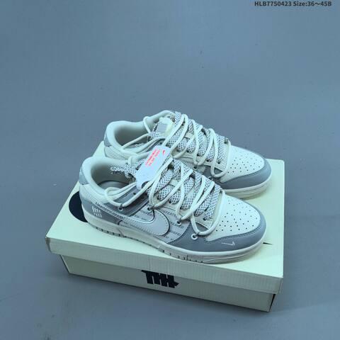 Nike Dunk SB Low Light Grey White Dark Grey Navy EU 36-45 Skate Shoe - Unisex (BS-60579)
