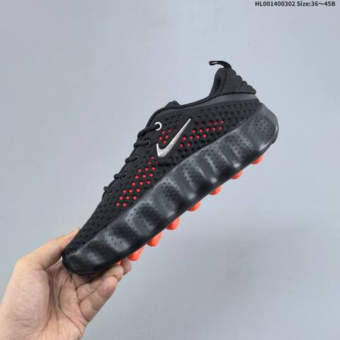 Nike Mind 002 Black Red Silver Light Gray White EU 36-45 Training Shoe - Unisex (BS-61483)