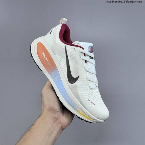 Nike Vomero Plus ReactX Air Zoom Sail Dark Brown Burgundy Orange EU 35-45 Running Shoe - Unisex (BS-62030)
