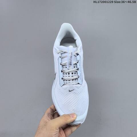 Nike Air Zoom Pegasus Premium White Silver Light Blue EU 36-46 5 Running Shoe - Unisex (BS-62346)