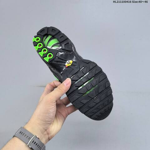 Nike Air Max Plus TN Black Neon Green EU 40-46 Running Shoe - Men's (BS-60705)