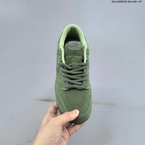 Nike SB Dunk Low Supreme Olive Green Light Green EU 36-47 Skate Shoe - Unisex (BS-60277)