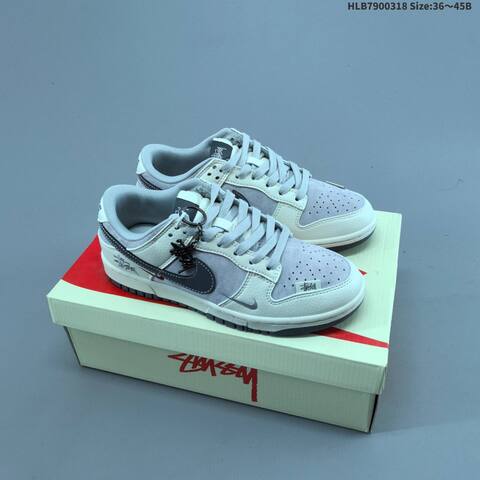 Nike Dunk SB Low White Black Navy EU 36-45 Skate Shoe - Unisex (BS-61279)