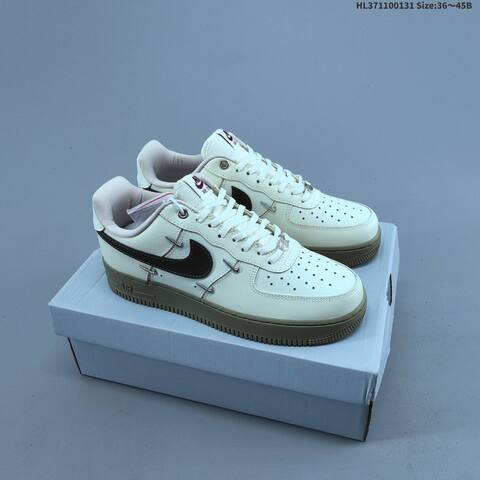Nike Air Force 1 07 Dark Olive Black White EU 36-45 Sneaker - Unisex (BS-61609)