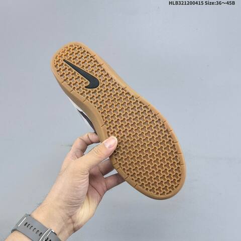 Nike SB Force 58 Light Grey Dark Brown Gum EU 36-45 Skate Shoe - Unisex (BS-60728)