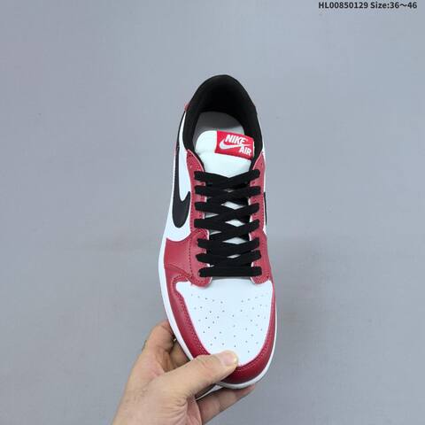 Air Jordan 1 Low OG Black Muslin Varsity Red Replica AIR JORDAN 1 Aj1 Lifestyle (BS-66780)