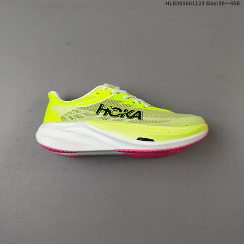 HOKA ONE ONE Other HOKA ONE PEBA Hoka One On Premium Replica High-end Men s And Women s Fashion Sports Running And Basketball Shoes Up To 95 Off Retail During The Current Promotion Neon Yellow White Pink Black EU 36-45 Running Shoe Running Sneakers (BS-69450)
