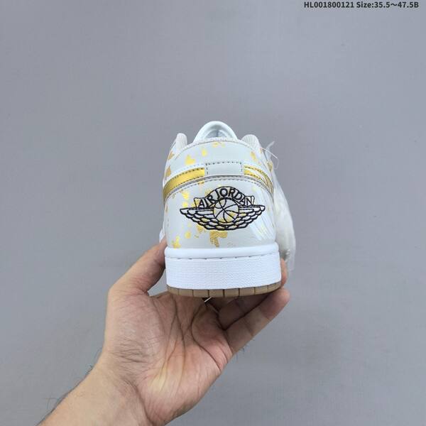 Jordan Air Jordan 1 Low white / light gray / gold 35.5~47.5 lifestyle