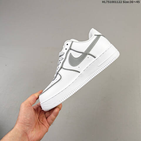 Nike Air Force 1 07 White Grey EU 36-45 Sneaker - Unisex (BS-63283)
