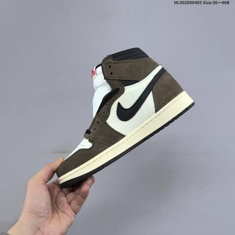 Travis Scott x Air Jordan 1 High OG TS SP AIR JORDAN 1 Aj1 Lifestyle (BS-66311)