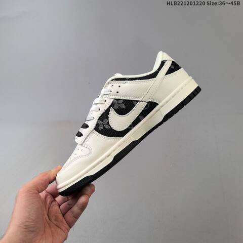 Nike SB Dunk Low Off White Light Grey Black EU 36-45 Skate Shoe - Unisex (BS-62545)