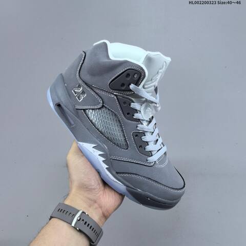 Air Jordan 5 Retro Wolf Grey Replica AIR JORDAN 5 Aj5 5 TP Lifestyle (BS-66458)