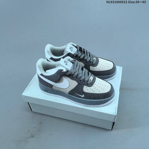 Nike Air Force 1 Low Tan Beige Green Orange White EU 36-45 Sneaker - Unisex (BS-60231)