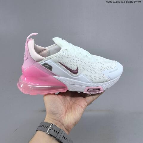 Nike Air Max 270 Premium White Blue Pink EU 36 45 Running Shoe EU 36-45 - Unisex (BS-60314)