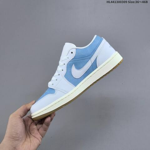 Air Jordan 1 Low Worn Blue AIR JORDAN 1 Aj1 Lifestyle (BS-66581)