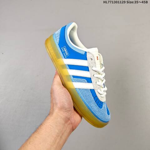 Adidas Bad Bunny x Gazelle Indoor Blue White Grey Gum EU 35-45 Skate Shoe - Unisex (BS-65402)