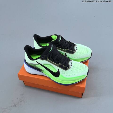 Nike Pegasus 42 Zoom White Black Silver Blue EU 36-45 Running Shoe - Unisex (BS-60328)