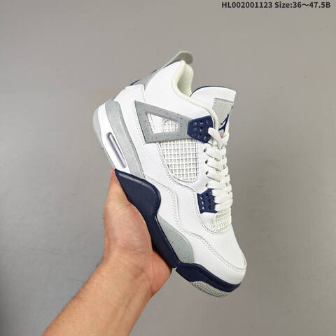 Air Jordan 4 Retro Midnight Navy AIR JORDAN 4 Aj4 Lifestyle (BS-67711)