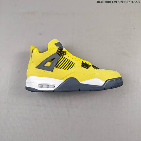 Air Jordan 4 Retro Tour Yellow AIR JORDAN 4 Aj4 4 2006 Jorda Lifestyle (BS-67614)