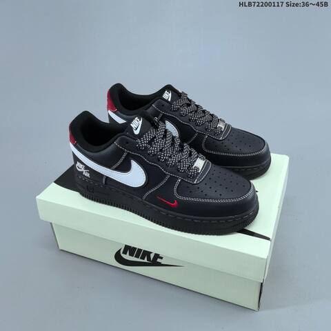 Nike Air Force 1 07 LV8 Off White Olive Green Black EU 36-45 Sneaker - Unisex (BS-61951)