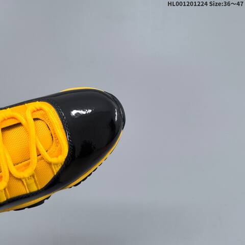 Air Jordan 11 Retro High Black Yellow AIR JORDAN 11 Aj11 Lifestyle (BS-67295)