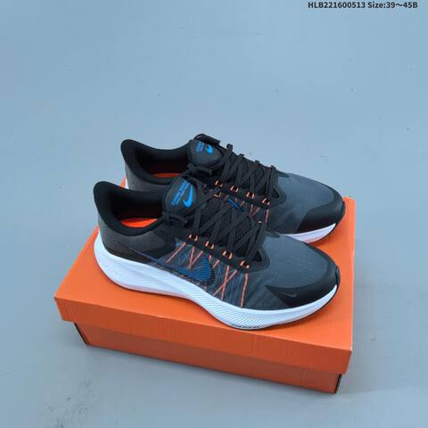 Nike Air Zoom Winflo 8 Black Dark Grey Red White EU 39-45 Running Shoe - Unisex (BS-60349)