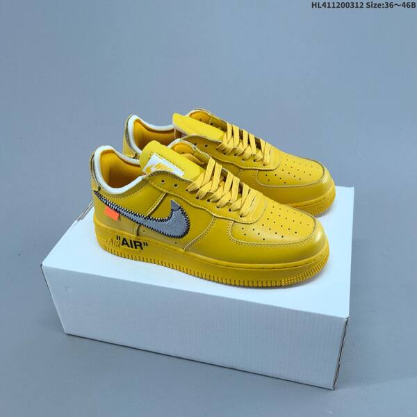 Nike Air Force 1 Low Off White black silver white orange blue red EU 36-46 sneaker