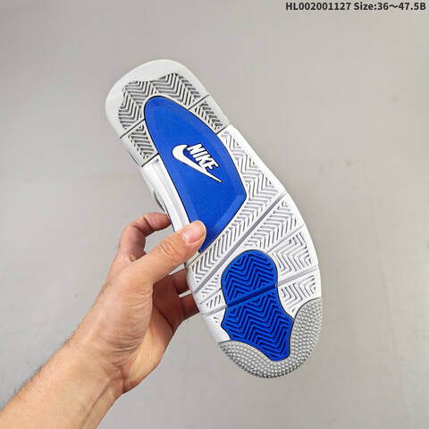 Air Jordan 4 Retro Military Blue 2024 AIR JORDAN 4 Aj4 Lifestyle (BS-67652)