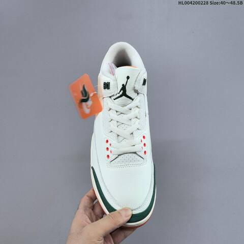 Solefly x Air Jordan 3 Retro Miami AIR JORDAN 3 Aj3 3 Solef Lifestyle (BS-66666)