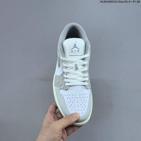 Air Jordan 1 Low PRM Elephant Print AIR JORDAN 1 Aj1 Lifestyle (BS-66552)