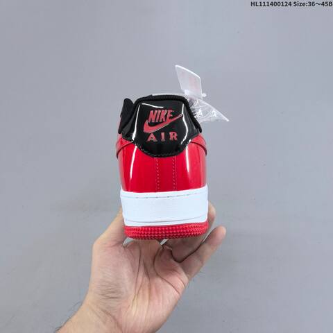 Nike Air Force 1 07 Black Red White EU 36-45 Sneaker - Unisex (BS-61788)