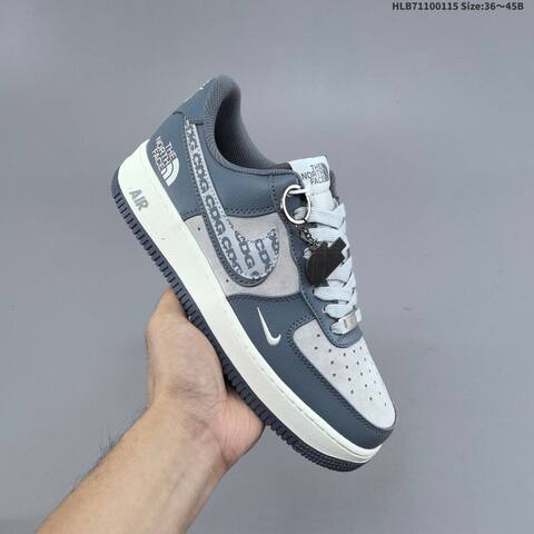 Nike Air Force 1 07 LV8 Slate Grey Light Grey White EU 36-45 Sneaker - Unisex (BS-61978)