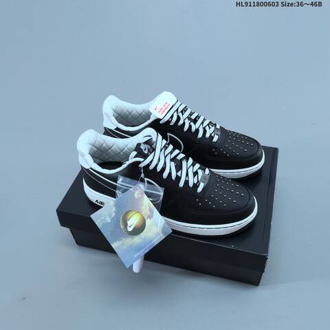 Nike Air Force 1 07 IM6643 010 Black White Silver EU 36-46 Sneaker - Unisex (BS-59983)