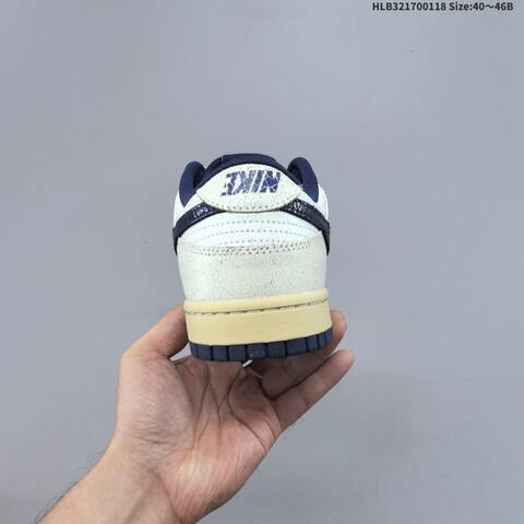 Nike Stranger Things x Nike Dunk Low SB Off White Navy Beige EU 40-46 Skate Shoe - Men's (BS-61924)