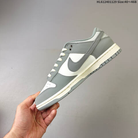 Nike Dunk Low Retro DIY Off White Light Grey Dark Grey EU 40-46 Skate Shoe - Men's (BS-62972)